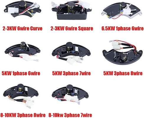 2KW - 8KW مولد بنزين منظم جهد كهربائي أوتوماتيكي 3KW 5KW 6KW 7KW منظم جهد كهربائي أوتوماتيكي مثبت 3 مراحل لمولد البنزين 168F GX160(8-10kw 3phase 7wire) in Saudi Arabia