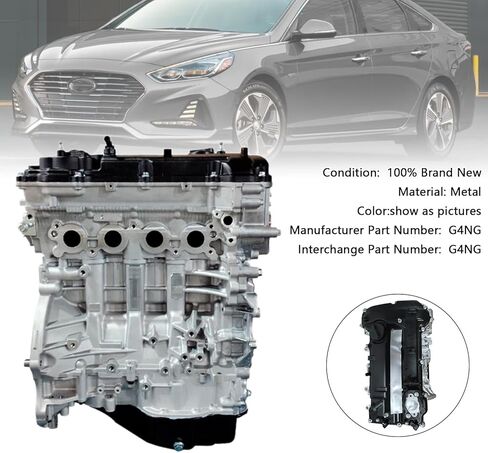كتلة قصيرة للمحرك MAD هورنتس G4NG لسيارة Hyundai Sonata Hybrid 2.0L 2016-2019 in Saudi Arabia