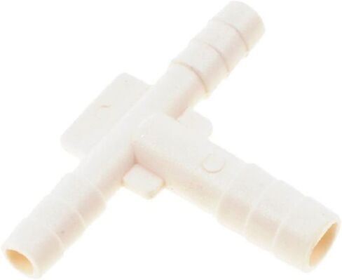 KarParts360 Hard Vacuum Tubing Connector | White | Plastic | T-Shape Connector in Saudi Arabia