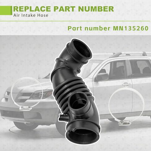 MN135260 مدخل أنبوب خرطوم آخذ للهواء مدخل أنبوب القناة متوافق مع 2004 2005 2006 ميتسوبيشي أوتلاندر in Kuwait