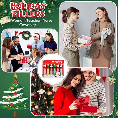 Spiareal 6 Pcs Christmas Highlighters with Stamper Cute Multicolor Xmas Marker Pens Bulk Christmas Tree Santa Claus Snowman for Coloring Drawing Xmas Birthday Party Gifts Stocking Fillers in Saudi Arabia