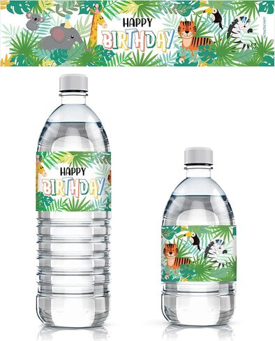 Wild Jungle Birthday Party Thank You Stickers, Party Animal Birthday Decorations - 40 Count in Saudi Arabia