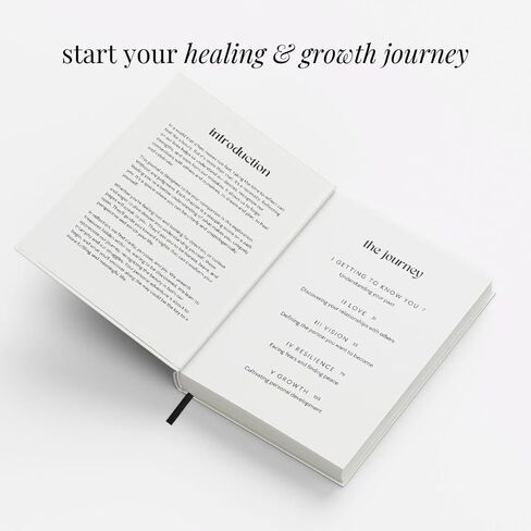 The Growth Guided Journal - Like Therapy in a Journal for Self-Discovery, Healing, Self-Love and Personal Growth - Daily Journal Prompts for Self-Care - Wellness Gift for Men and Women in Saudi Arabia