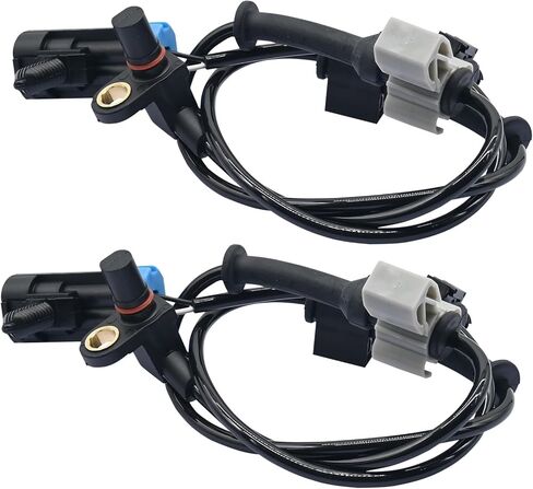 2 قطعة مستشعر سرعة العجلات الأمامية اليسرى واليمنى متوافق مع Gmc Chevy H2 Sierra 2500 Hd 3500 Silverado Suburban Yukon XL 15163064 Als1463 07 08 09 10 11 12 13 in Saudi Arabia