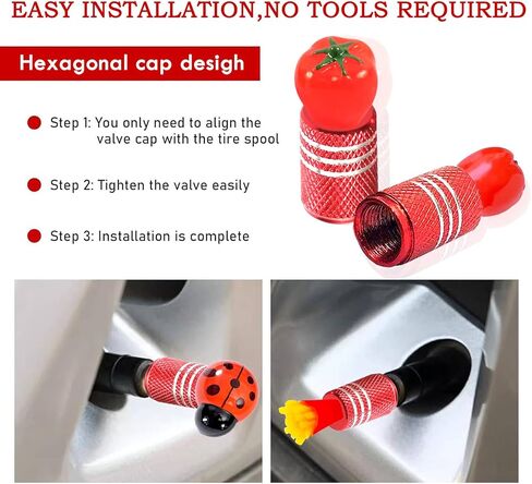 4Pack Big Eyed Frog Tire Valve Stem Caps Cute 3D Resin Animal Car Accessories Decor,Universal Tire Air Caps for Car,SUV,Bike,Motorcycle,Bicycle,Perfect Frog Gifts for Women Men Frogs Lover in Saudi Arabia
