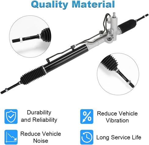 Hydraulic Power Steering Rack and Pinion Assembly Compatible with Hyundai Veracruz 2007 2008 2009 2010 2011 2012 Replacement for 26-2434 262434 577003J100 577243J000 568202B000 568202B900 in Saudi Arabia