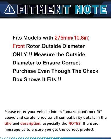 Front Vented G-coated Brake Pads and Rotors Kit for BM X5 2018-2007, BM X6 2019-2011, Brake Rotors + Carbon Fiber Ceramic Brake Pads Kit 331.8mm(13.1in) in Kuwait