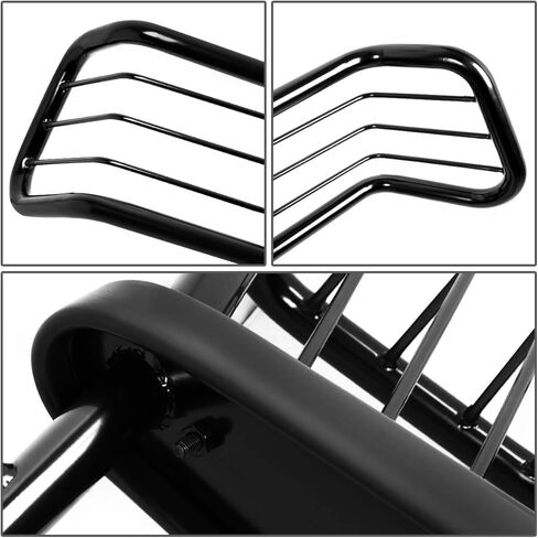 Auto Dynasty Front Bumper Protector Compatible with 1984-2001 Jeep Cherokee XJ SUV Brush Grille Guard (Black) in Saudi Arabia