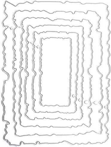 1 مجموعة مستطيل الإطار قطع يموت المعادن يموت تخفيضات ل ورق زينة صياغة Craft بها بنفسك الحرفية Stencil لسكرابوكينغ وبطاقة صنع in Saudi Arabia