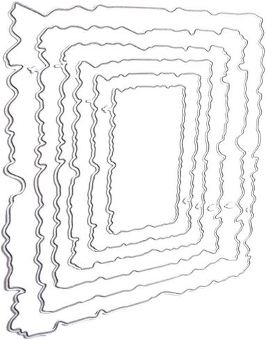 1 مجموعة مستطيل الإطار قطع يموت المعادن يموت تخفيضات ل ورق زينة صياغة Craft بها بنفسك الحرفية Stencil لسكرابوكينغ وبطاقة صنع in Saudi Arabia