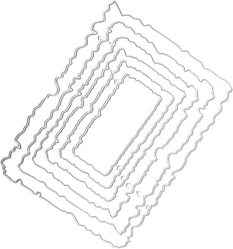 1 مجموعة مستطيل الإطار قطع يموت المعادن يموت تخفيضات ل ورق زينة صياغة Craft بها بنفسك الحرفية Stencil لسكرابوكينغ وبطاقة صنع in Saudi Arabia
