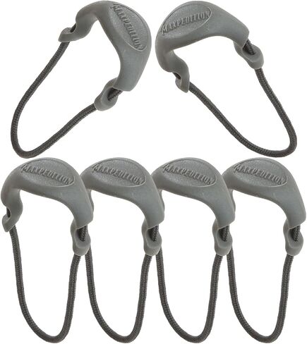 MAXPEDITION Positive Grip Zipper Pulls (Pack of 6) (Small) (Gray) in Saudi Arabia