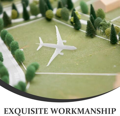 Gatuida 4pcs Micro Landscape Airplane Models Detailed Planes for Desktop Display for Exhibitions and Creative Model Collections Realistic Miniature Aircraft Figurines in Saudi Arabia