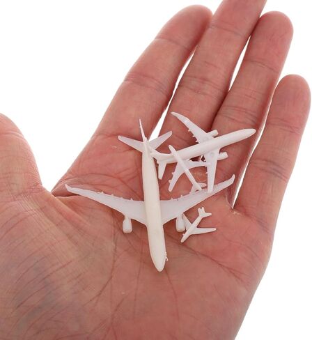 Gatuida 4pcs Micro Landscape Airplane Models Detailed Planes for Desktop Display for Exhibitions and Creative Model Collections Realistic Miniature Aircraft Figurines in Saudi Arabia