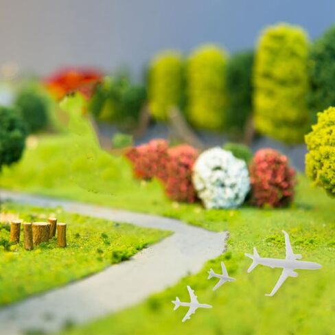 Gatuida 4pcs Micro Landscape Airplane Models Detailed Planes for Desktop Display for Exhibitions and Creative Model Collections Realistic Miniature Aircraft Figurines in Saudi Arabia