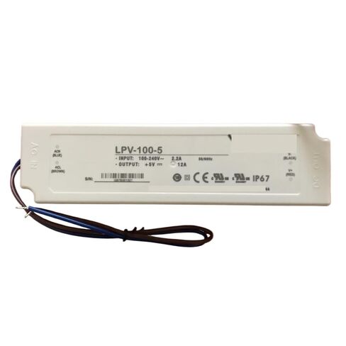 1pcs LPV-100 Series LPV-100-5 LPV-100-12 LPV-100-15 LPV-100-24 LPV-100-36 LPV-100-48 IP67 LED Waterproof Power Supply(LPV-100-12) in Saudi Arabia