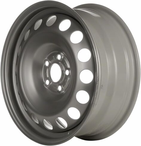 16" Steel Wheel - Fits 98-11 Volkswagen Beetle/Golf (16-Hole Design) - Silver Reman Steel Wheel in Saudi Arabia