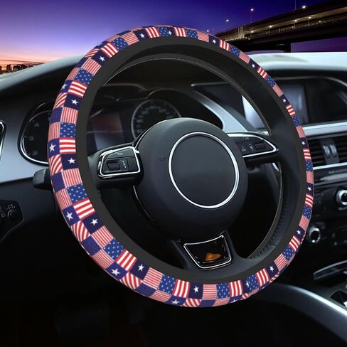 Red Blood Steering Wheel Cover - Classic Horror Blood Splatter Steering Wheel Car Accessories Universal 15 Inch Steering Wheel Cover Women Men Anti Slip Breathable Wheel Cover Protector in Saudi Arabia