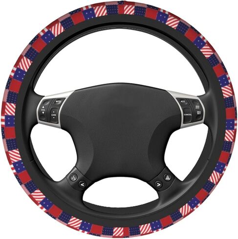 Red Blood Steering Wheel Cover - Classic Horror Blood Splatter Steering Wheel Car Accessories Universal 15 Inch Steering Wheel Cover Women Men Anti Slip Breathable Wheel Cover Protector in Saudi Arabia