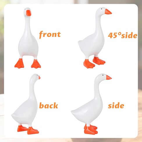 Premium Desk Goose Statue-Resin Desktop Goose With Magnetic Beak Used for key storage,I nteresting Office Mini Table Goose Decoration, Suitable For Bathroom, Kitchen,Dormitory, Mini Garden Decoration in Saudi Arabia