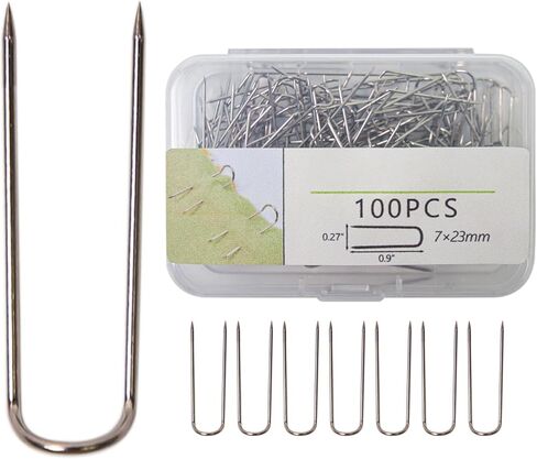 100/200Pcs Sewing Fork Pin Fork Double Blocking Needlecraft For Quilting Needlecraft Project Jewelry Display Jewelry Display Pins in Saudi Arabia