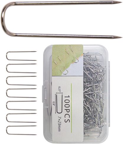 100/200Pcs Sewing Fork Pin Fork Double Blocking Needlecraft For Quilting Needlecraft Project Jewelry Display Jewelry Display Pins in Saudi Arabia