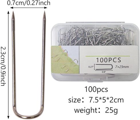 100/200Pcs Sewing Fork Pin Fork Double Blocking Needlecraft For Quilting Needlecraft Project Jewelry Display Jewelry Display Pins in Saudi Arabia
