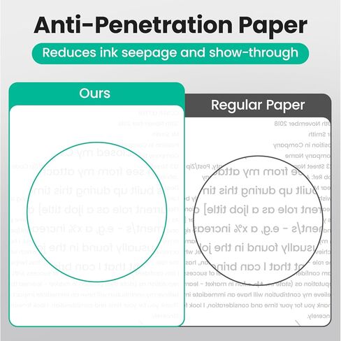 Thermal Printer Paper 8.5x11Inch, 2 Rolls Per Box, US Letter Size Printer Paper, Long-Term Archival Quality, Compatible with CamScanner P1 Pro Printer, Compact and Portable (44 Sheets) in Saudi Arabia