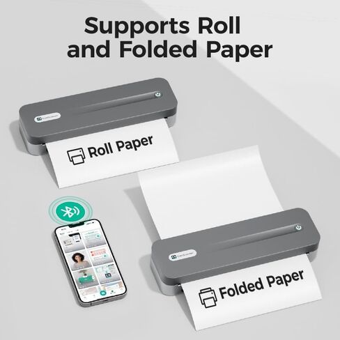 Thermal Printer Paper 8.5x11Inch, 2 Rolls Per Box, US Letter Size Printer Paper, Long-Term Archival Quality, Compatible with CamScanner P1 Pro Printer, Compact and Portable (44 Sheets) in Saudi Arabia
