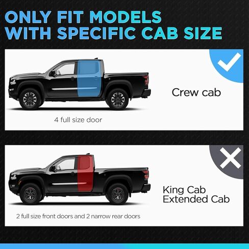 PZ 6.5" Running Boards Compatible with 2005-2025 Nissan Frontier Crew Cab (4 Full Size Doors), Mirror Stainless Steel Side Step Rails Nerf Bars in Saudi Arabia