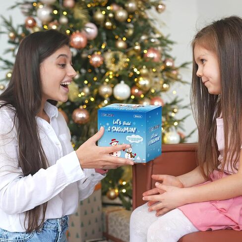 Hophine 3Pack Build a Snowman Kit, Molding Clay Snowman Kit, Christmas DIY Crafts for Kids, Perfect for Winter Holiday Parties, Christmas Stocking Stuffers for Kids - Xmas Gift! in Saudi Arabia