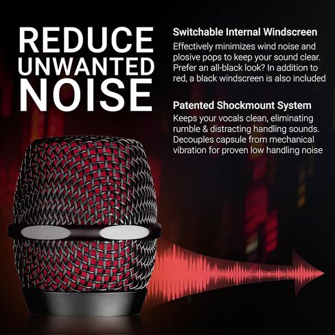 sE Electronics V7-MC2-X-BLK V7 X كبسولة ميكروفون لنظام سنهايزر اللاسلكي، أسود in Kuwait