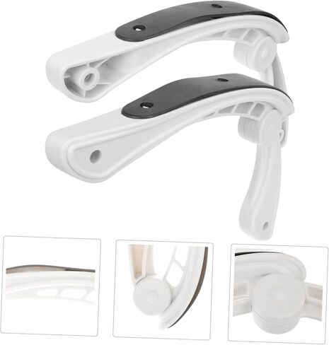 Gadpiparty 2Pcs Ergonomic Armrests for Office Chairs Replacement Arm Rest Parts Fit for Swivel Chairs Supports Comfort for Office Workers Seniors and Pregnant Women in Saudi Arabia