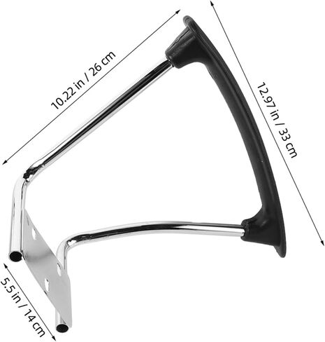 2pcs Stainless Steel Replacement Arms for Gaming Office Chairs Design for Stability Easy Installation in Saudi Arabia