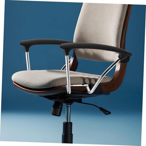 Zerodeko 2pcs Ergonomic Office Chair Armrest Replacement Set Sturdy Stainless Steel Arm Rest for Gaming and Office Chairs Comfortable Support for Home and Use in Saudi Arabia