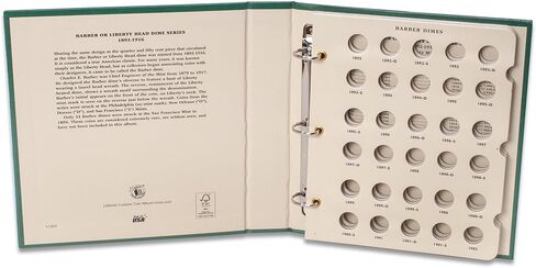 Littleton Coin Company 1916-1945 Mercury Dime Album Coin Storage in Saudi Arabia