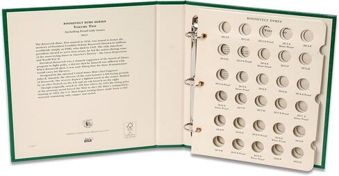 Littleton Coin Company 1916-1945 Mercury Dime Album Coin Storage in Saudi Arabia