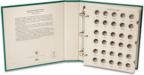 Littleton Coin Company 1916-1945 Mercury Dime Album Coin Storage in Saudi Arabia