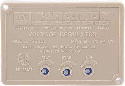 SE350 AVR ماراثون مولد منظم جهد كهربائي أوتوماتيكي لوحة تحكم مثبتة ملحقات مولد كهربائي بدون فرش 100 كيلو واط (رمادي) in Saudi Arabia