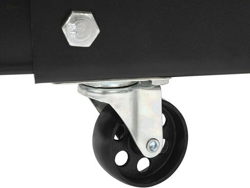 1 Ton Folding Hydraulic Engine Hoist, Engine Hoist with Wheels, Heavy Duty Steel Hydraulic 2204.6lbs Shop Crane for Workshops, Warehouses, Wharves and Construction Industry (Black, 1 Ton) in Saudi Arabia