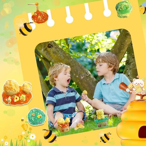 2 Pack Slimes, Slime for Kids Honey & Panda kit, Butter Cloud Slime kit for Girls Ages 8-12,Toys for Girls and Boys,4-10 Year Old Girl Birthday Christmas Party Favors for Kids Goodie Bag Stuffers in Saudi Arabia