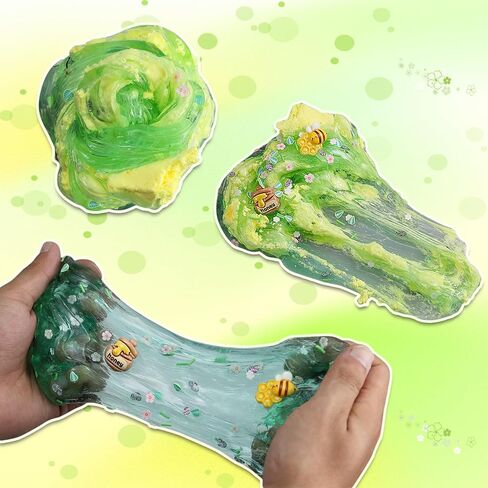 2 Pack Slimes, Slime for Kids Honey & Panda kit, Butter Cloud Slime kit for Girls Ages 8-12,Toys for Girls and Boys,4-10 Year Old Girl Birthday Christmas Party Favors for Kids Goodie Bag Stuffers in Saudi Arabia