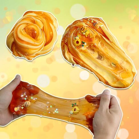 2 Pack Slimes, Slime for Kids Honey & Panda kit, Butter Cloud Slime kit for Girls Ages 8-12,Toys for Girls and Boys,4-10 Year Old Girl Birthday Christmas Party Favors for Kids Goodie Bag Stuffers in Saudi Arabia