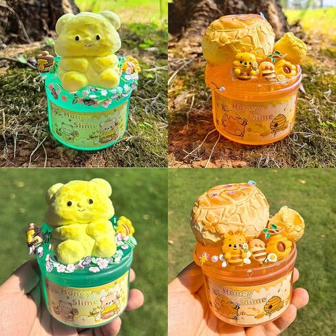 2 Pack Slimes, Slime for Kids Honey & Panda kit, Butter Cloud Slime kit for Girls Ages 8-12,Toys for Girls and Boys,4-10 Year Old Girl Birthday Christmas Party Favors for Kids Goodie Bag Stuffers in Saudi Arabia