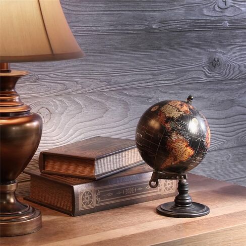 Hosley 10 بوصة High Globe على حامل خشبي. هدية رائعة لعيد الأب في منزلك وأعياد الميلاد والعطلات والمناسبات الخاصة. O9 in Saudi Arabia