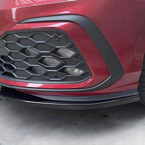 Front Bumper Lip Splitter Spoiler Compatible with 2022-2025 Volkswagen VW Golf GTI MK8, Air Chin Body Kit Accessories (Gloss Black) in Saudi Arabia
