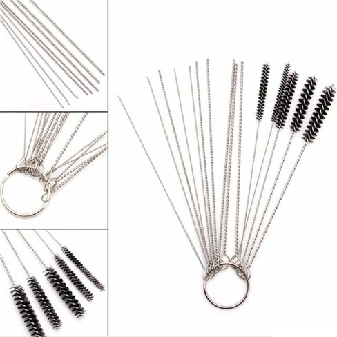 Carburetor Cleaning Tool Carbon Dirt Jet Remove Brushes Needles For Car Motorcycle Moped Scooter ATV motorcycle carburetor Racing Carb(Cleaning tool box) in Saudi Arabia