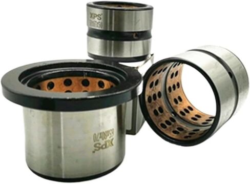 Excavator bucket sleeve bushing wear-resistant copper sleeve bearing horse head bucket ear pin stainless steel alloy sleeve(Steel Blue) in Saudi Arabia