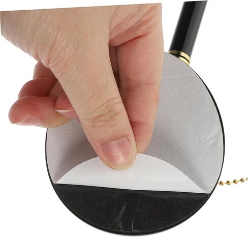 NUOBESTY Multi Function Writing Pen with Chain and Adhesive Holder Ergonomic Signature Pen for Office and Bank Use Abs and Stainless Steel Construction Quick Drying Ink Vertical Standing in Saudi Arabia