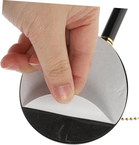 Security Pen with Adhesive Chain and Abs Base Smooth Writing Business Signature Countertop Pen for Bank Table Use Stylish Black with Gold Accents Comfortable Grip and Stainless in Saudi Arabia